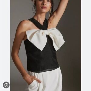 Sunday in Brooklyn halter top from Anthropologie with big bow